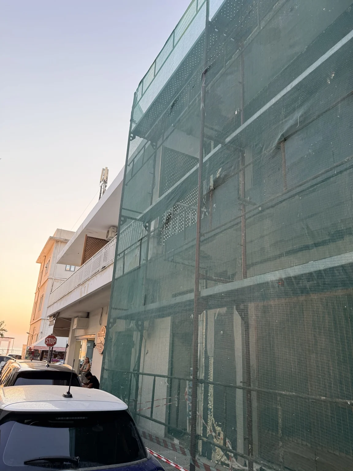 Building renovation project in Greece