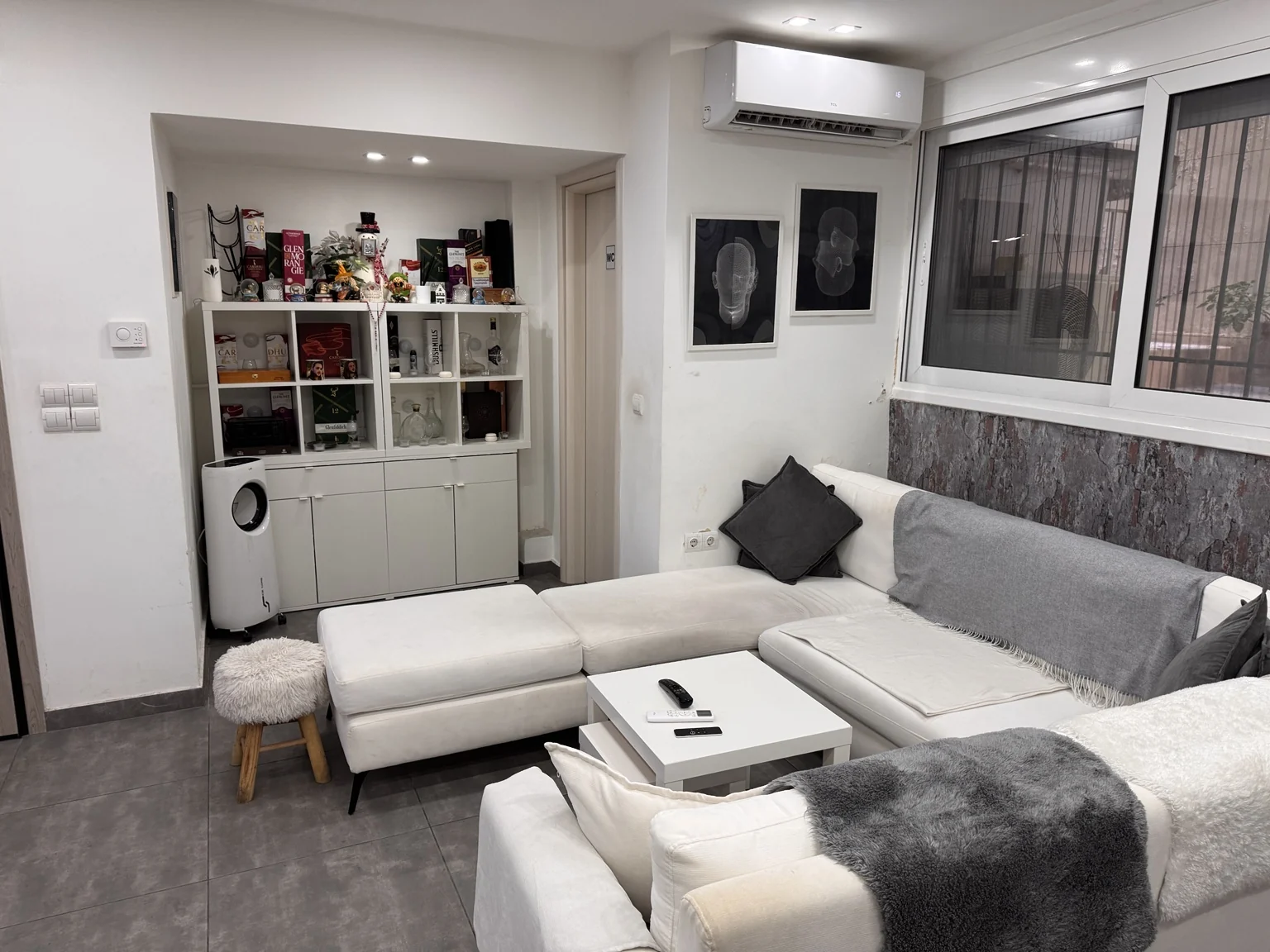 Finished living area in a Greek property